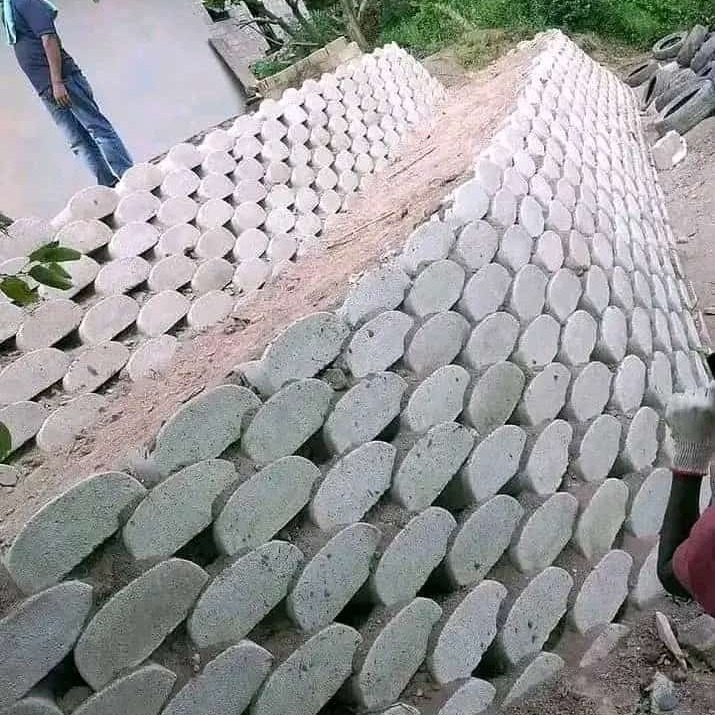 Completed Retaining wall